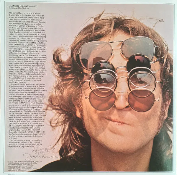 John Lennon - Walls And Bridges (LP, Album, Jac) (VG)