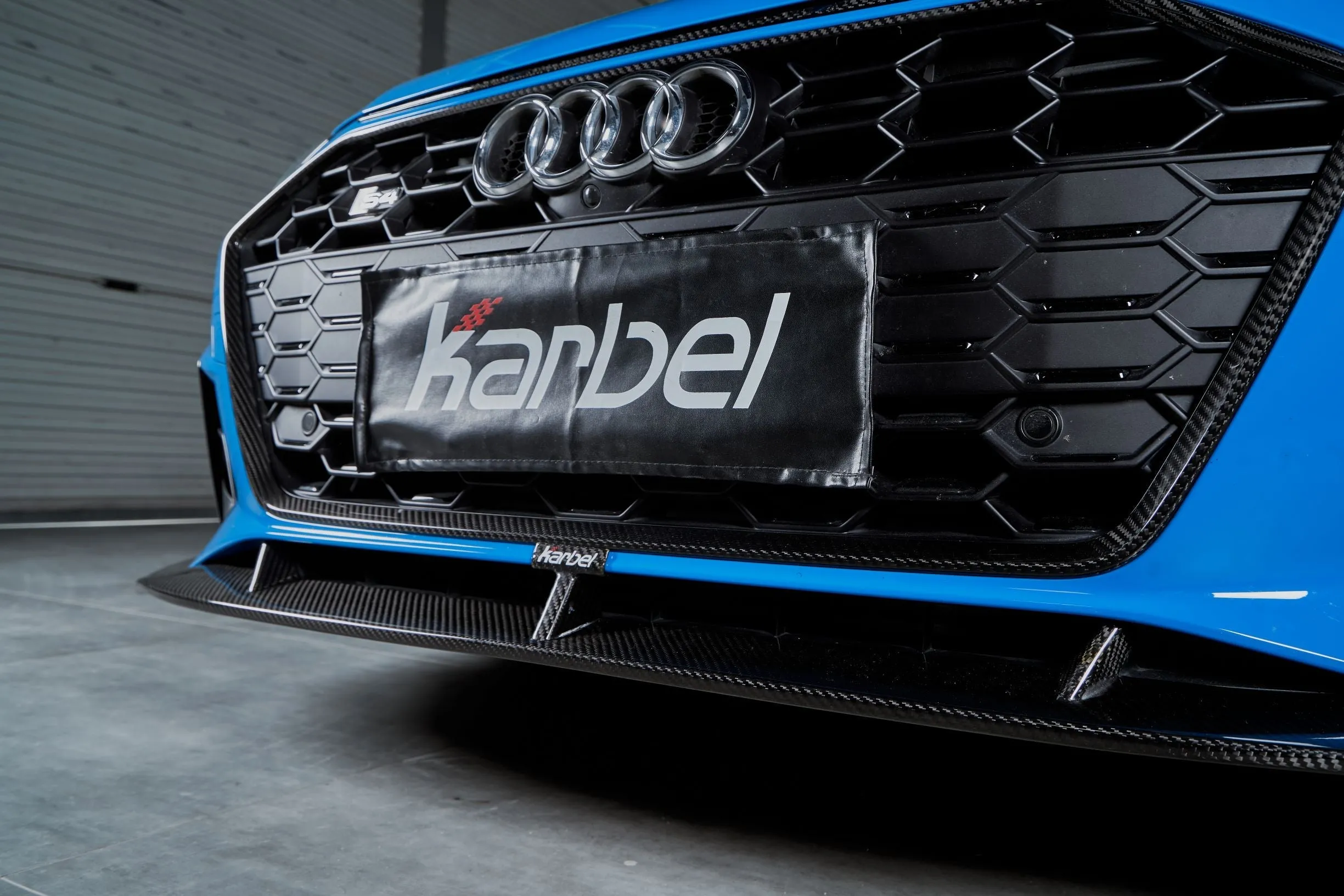 Karbel Carbon Dry Carbon Fiber Front Grill Frame for Audi S4 & A4 S Line 2020-ON B9.5