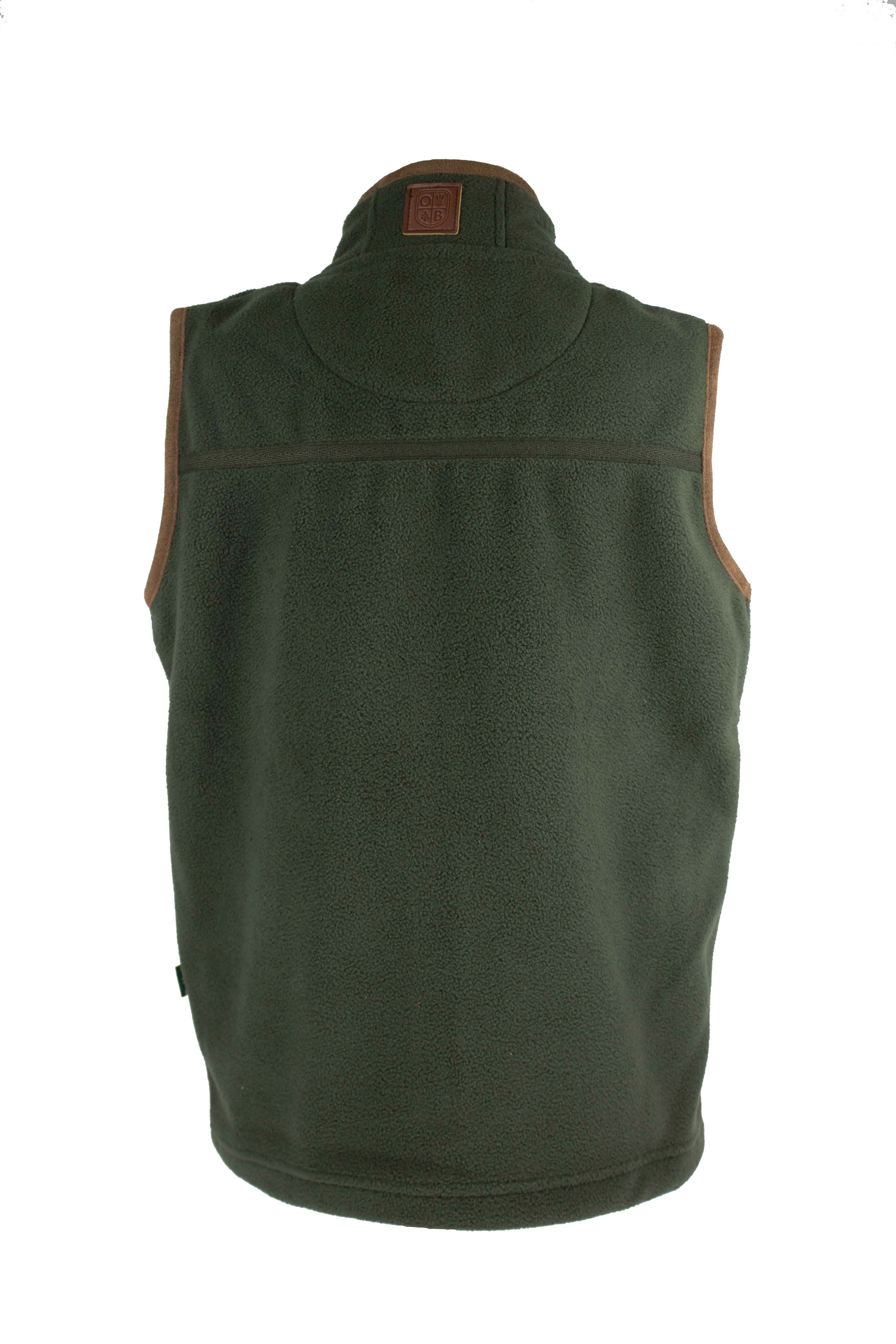 KF01 - Kids Fleece Gilet - GREEN