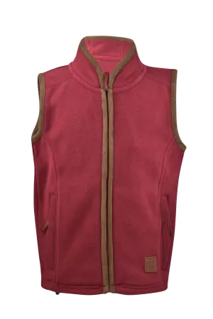 KF01 - Kids Fleece Gilet - RUBY