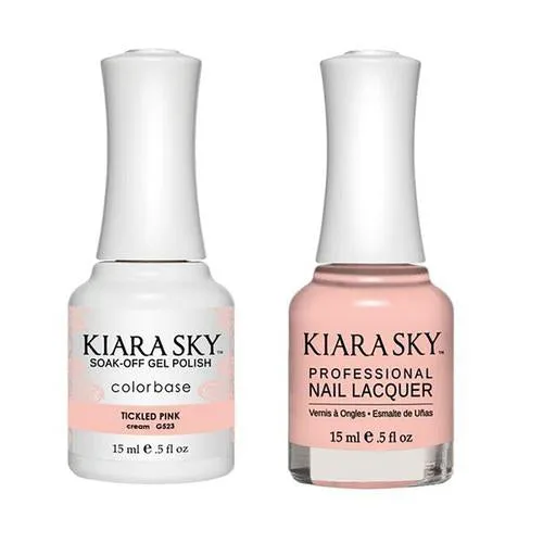 Kiara Sky Classic Gel & Polish Duo - #523 Tickled Pink