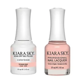 Kiara Sky Classic Gel & Polish Duo - #523 Tickled Pink