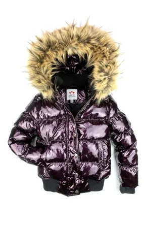 Kyla Puffer Coat | Burgundy | Appaman