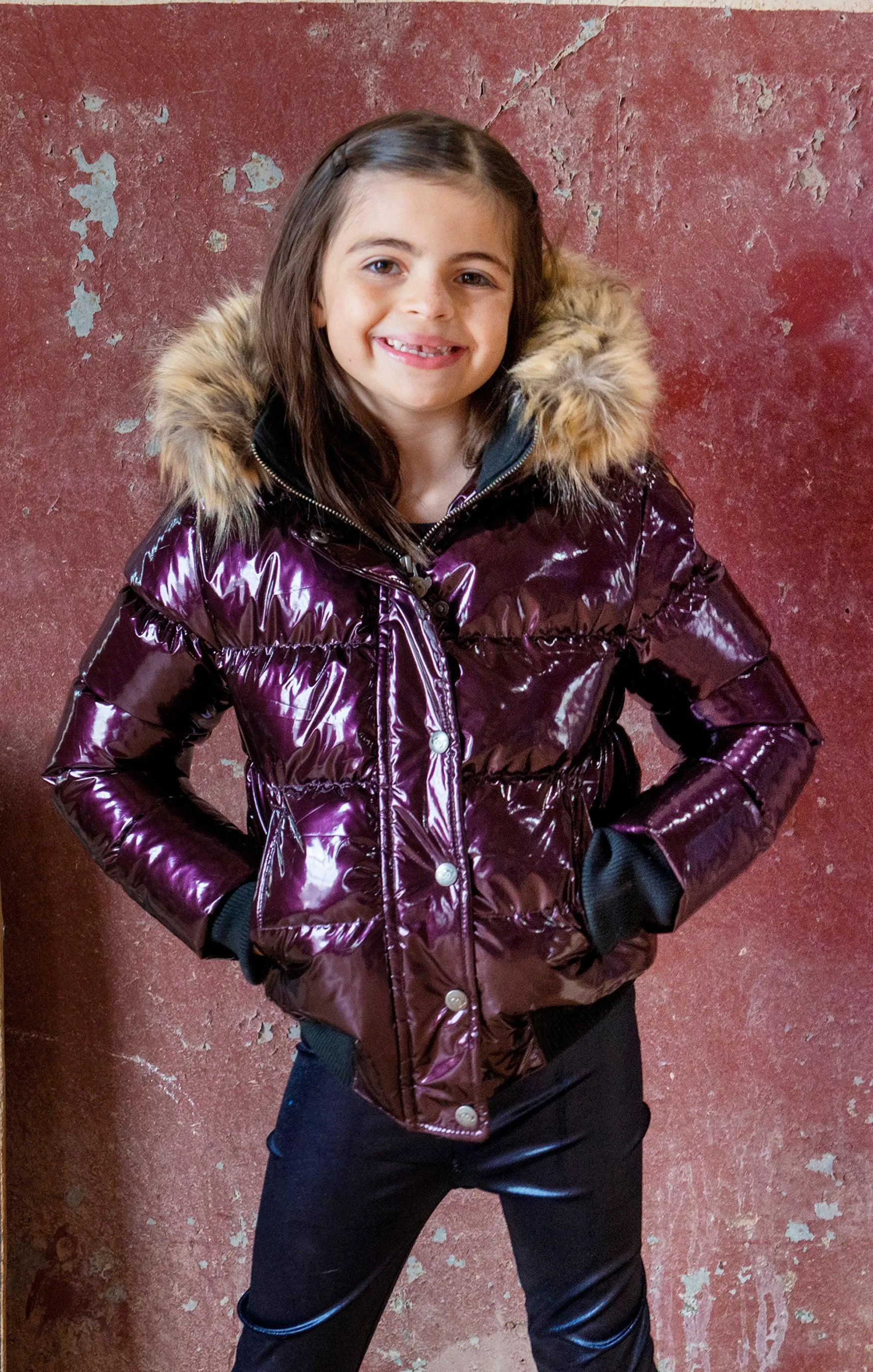 Kyla Puffer Coat | Burgundy | Appaman