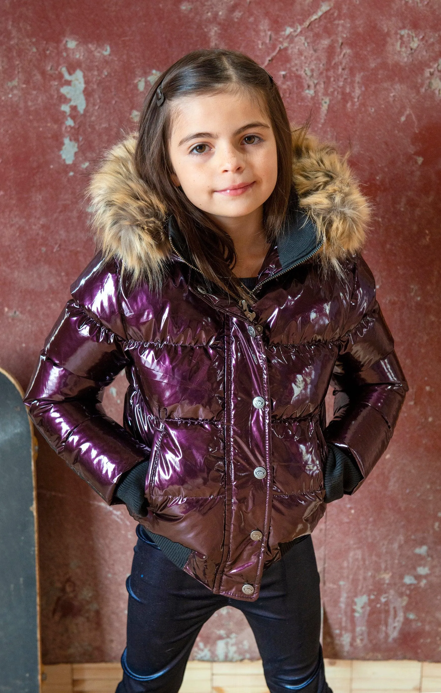 Kyla Puffer Coat | Burgundy | Appaman