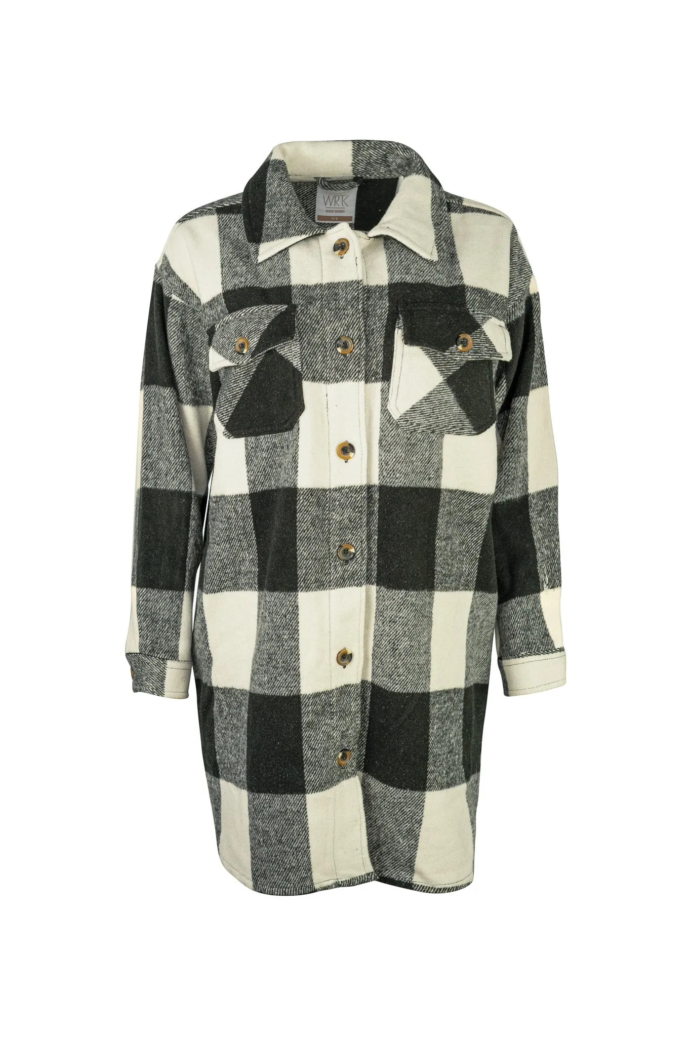 Ladies plaid shacket