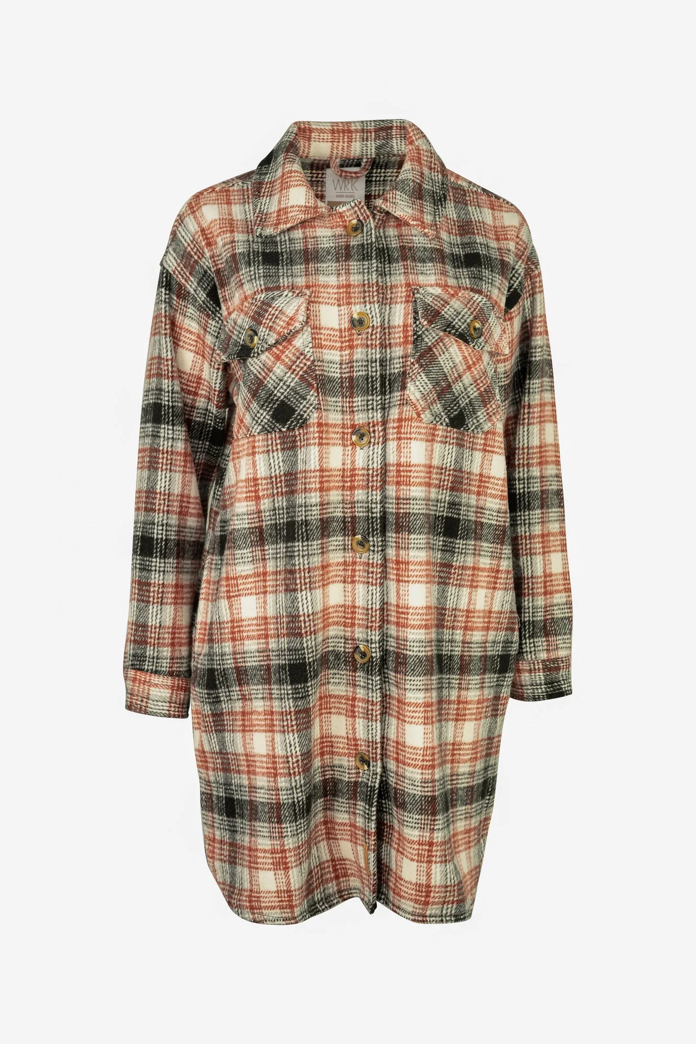 Ladies plaid shacket