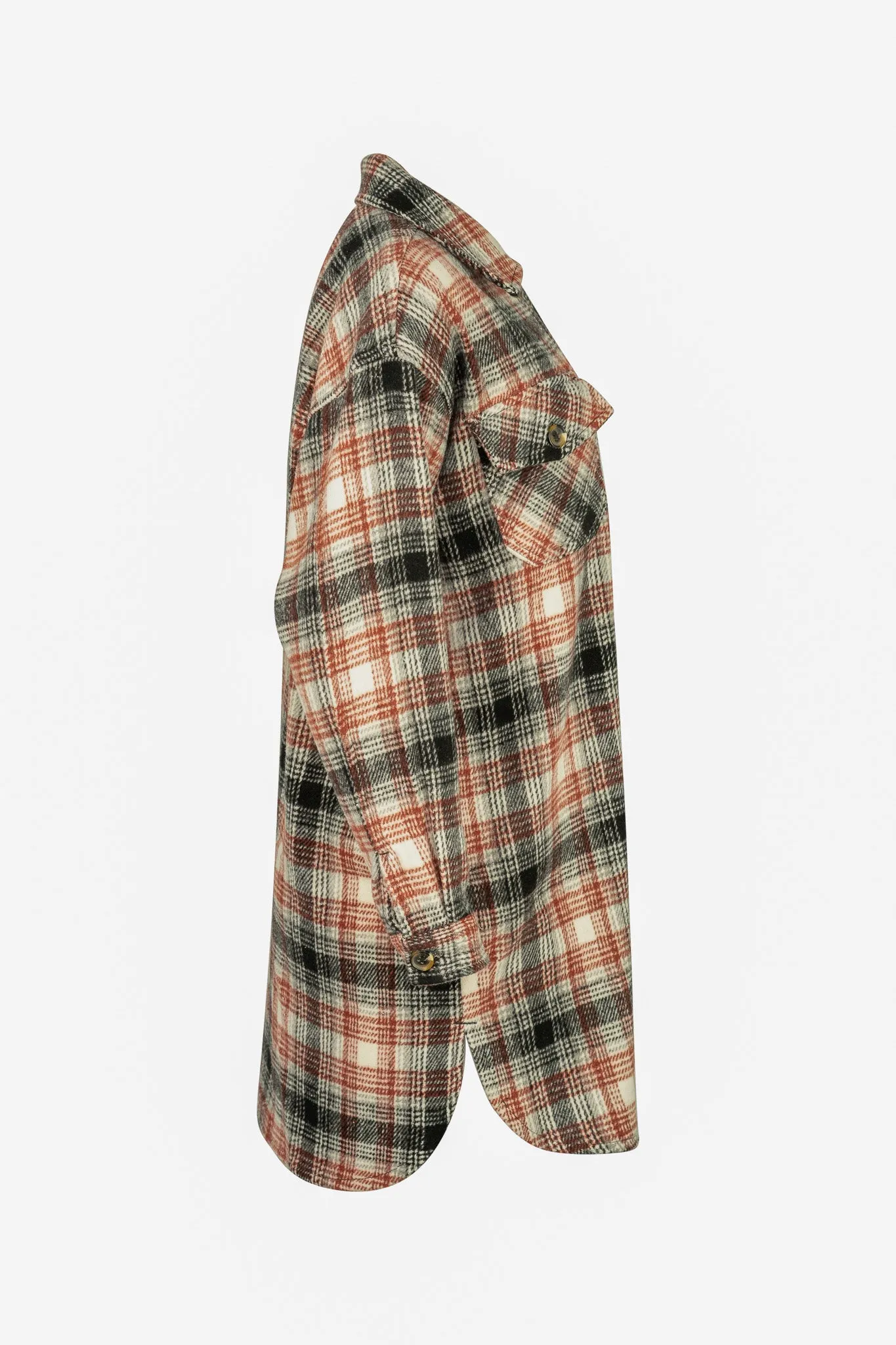 Ladies plaid shacket