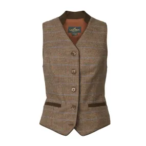 Laksen Ladies Dress Tweed Waistcoat - Bell Tweed