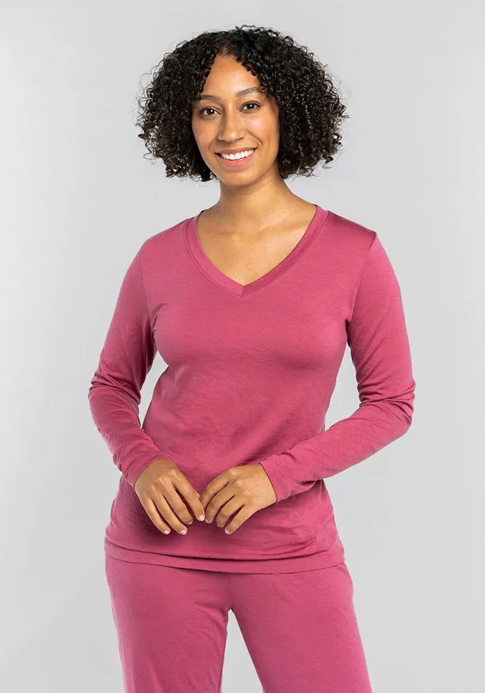 Lily V Neck Lounge Top