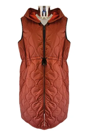 Long Line Quilted Gilet