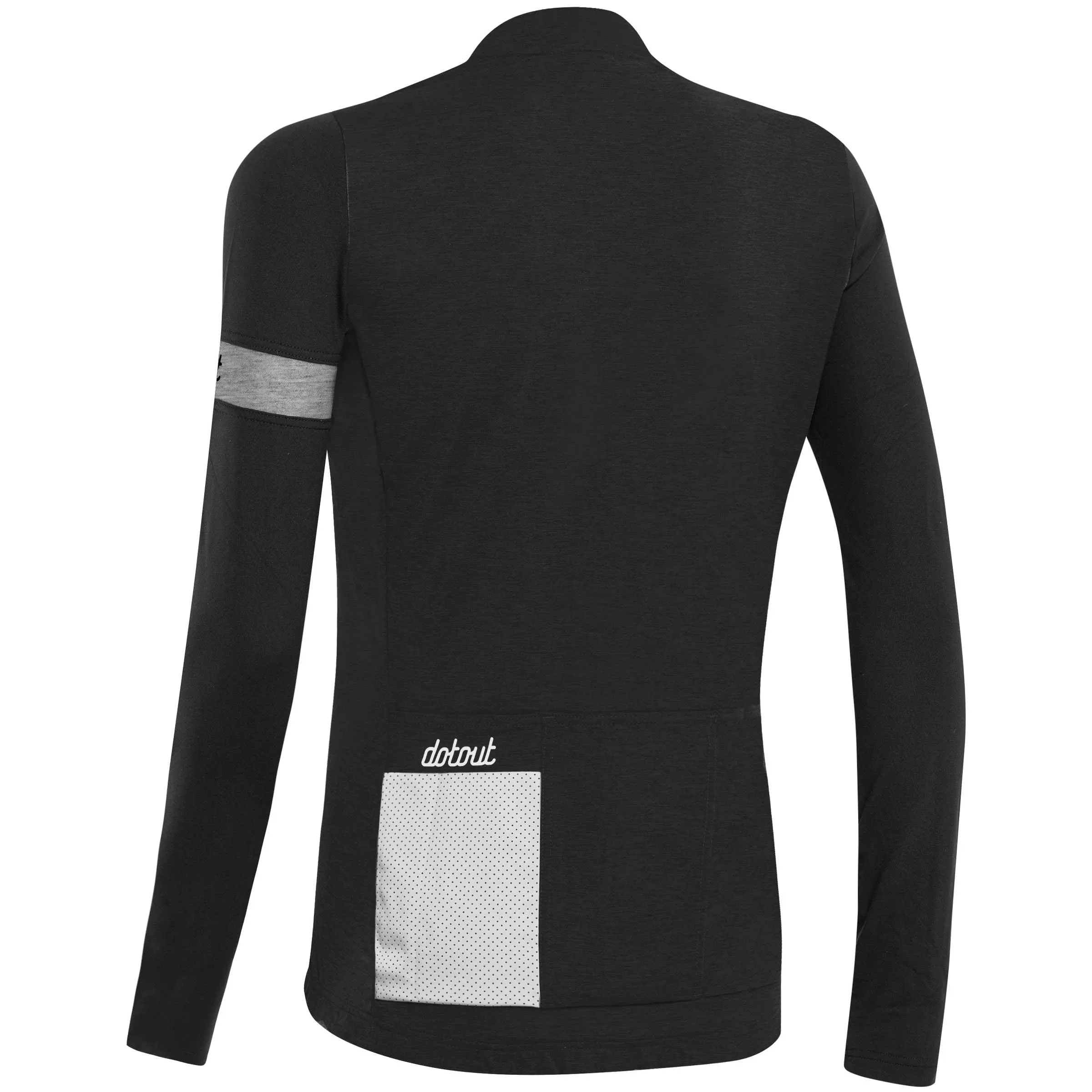 Maglia donna a maniche lunghe Dotout Block - Nero grigio