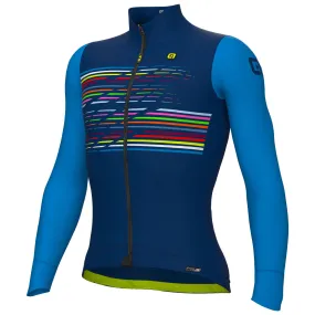 Maglia maniche lunghe Ale PR-S Logo - Blu