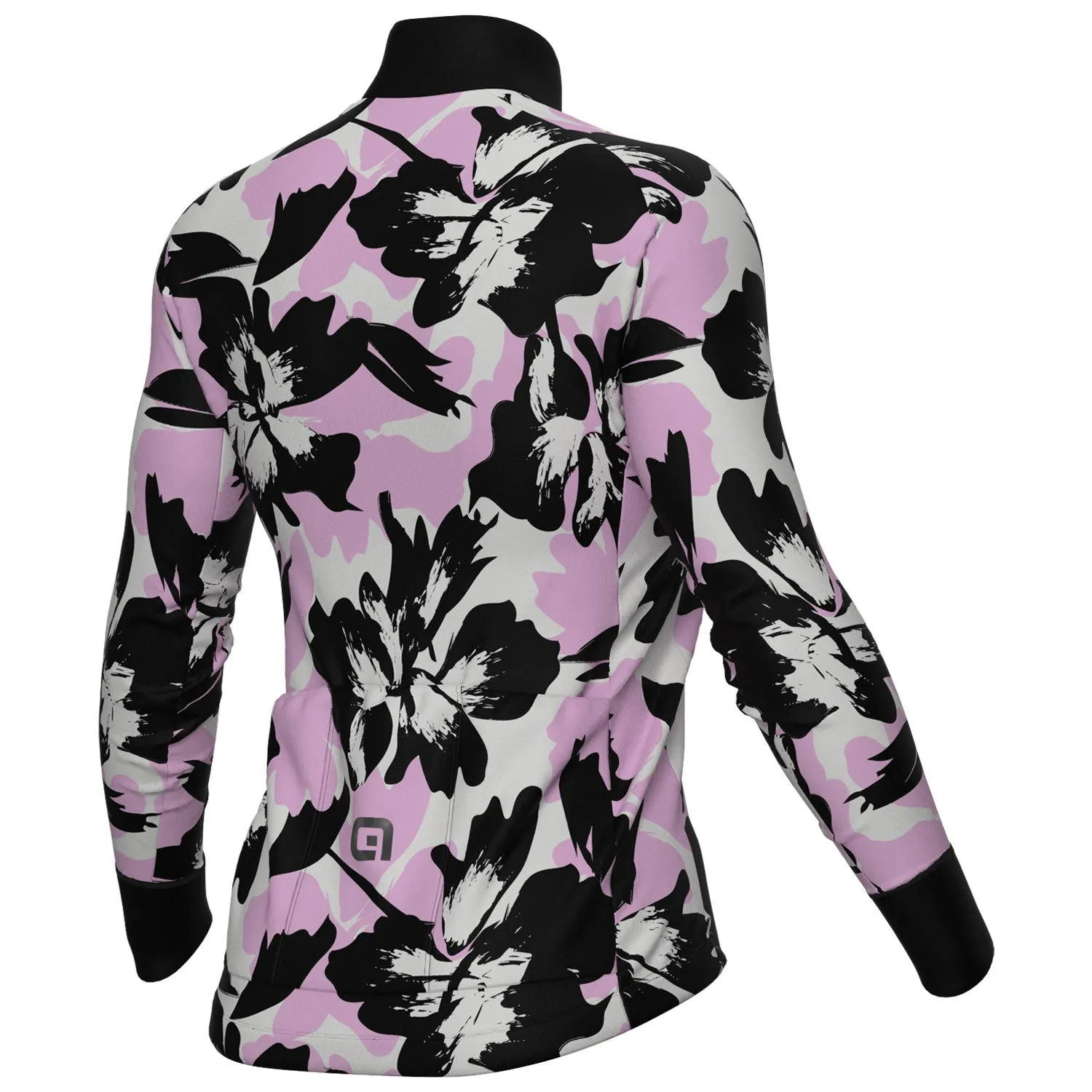 Maglia maniche lunghe donna Ale PR-E Flower - Rosa