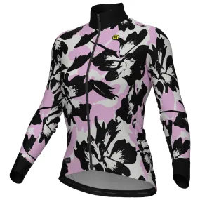 Maglia maniche lunghe donna Ale PR-E Flower - Rosa