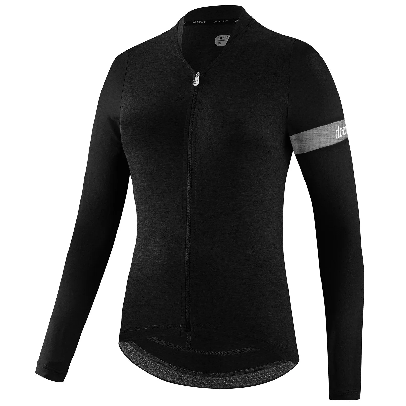 Maglia maniche lunghe donna Dotout Block - Nero