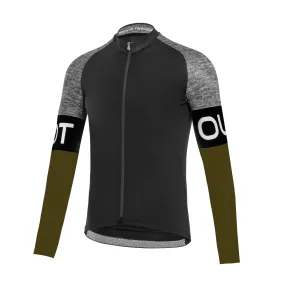 Maglia maniche lunghe Dotout Block - Nero verde