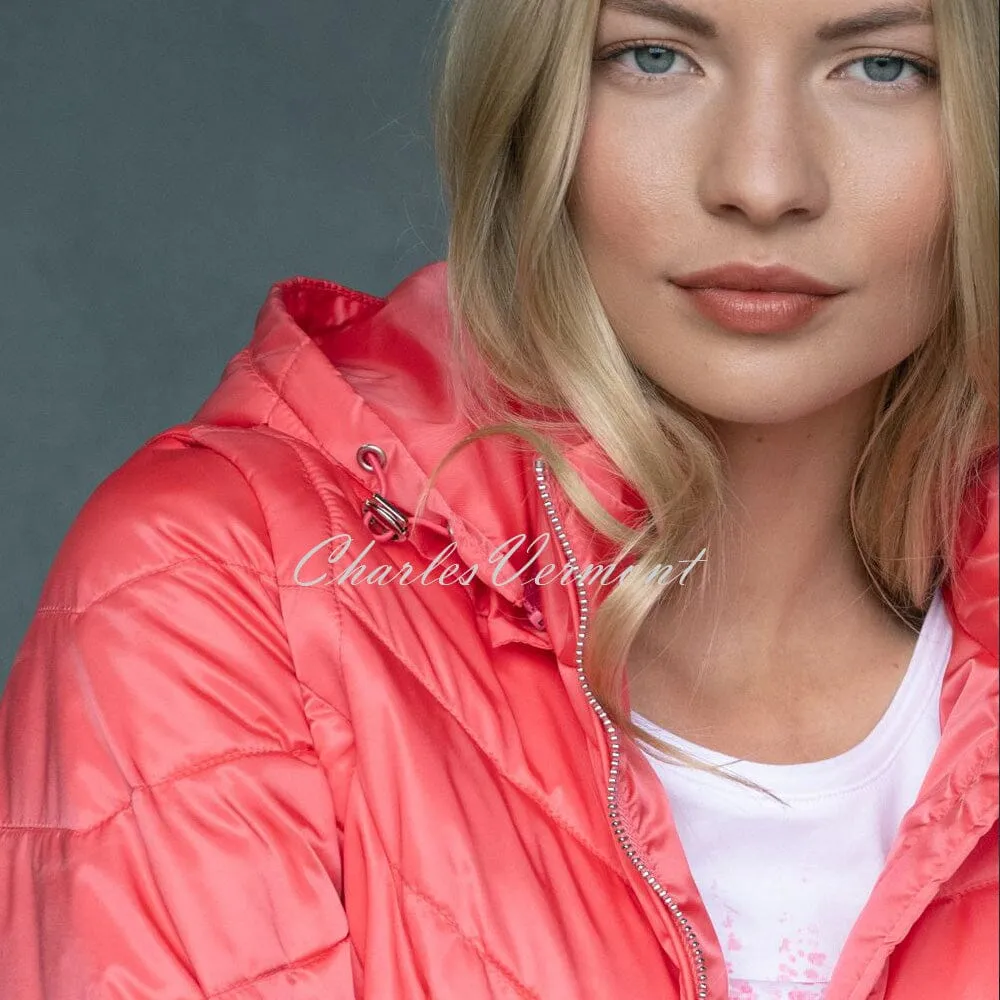 Marble Gilet/Jacket (Detachable Sleeves & Hood) – Style 6136-135 (Watermelon)