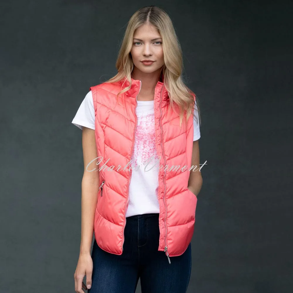 Marble Gilet/Jacket (Detachable Sleeves & Hood) – Style 6136-135 (Watermelon)