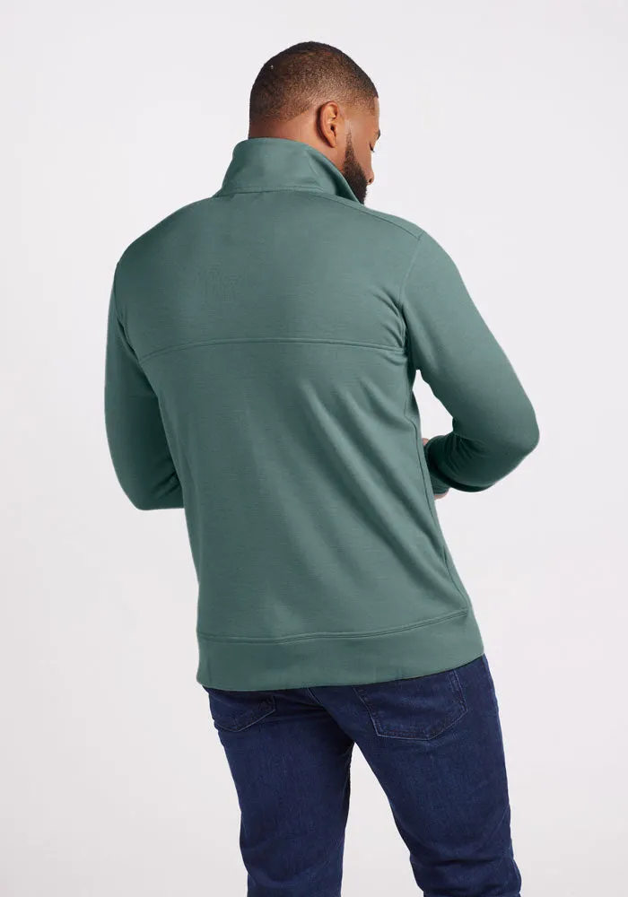 Mason 1/4 Zip - Duck Green