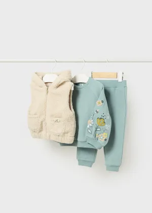 Mayoral Baby Girls 3 Piece Set