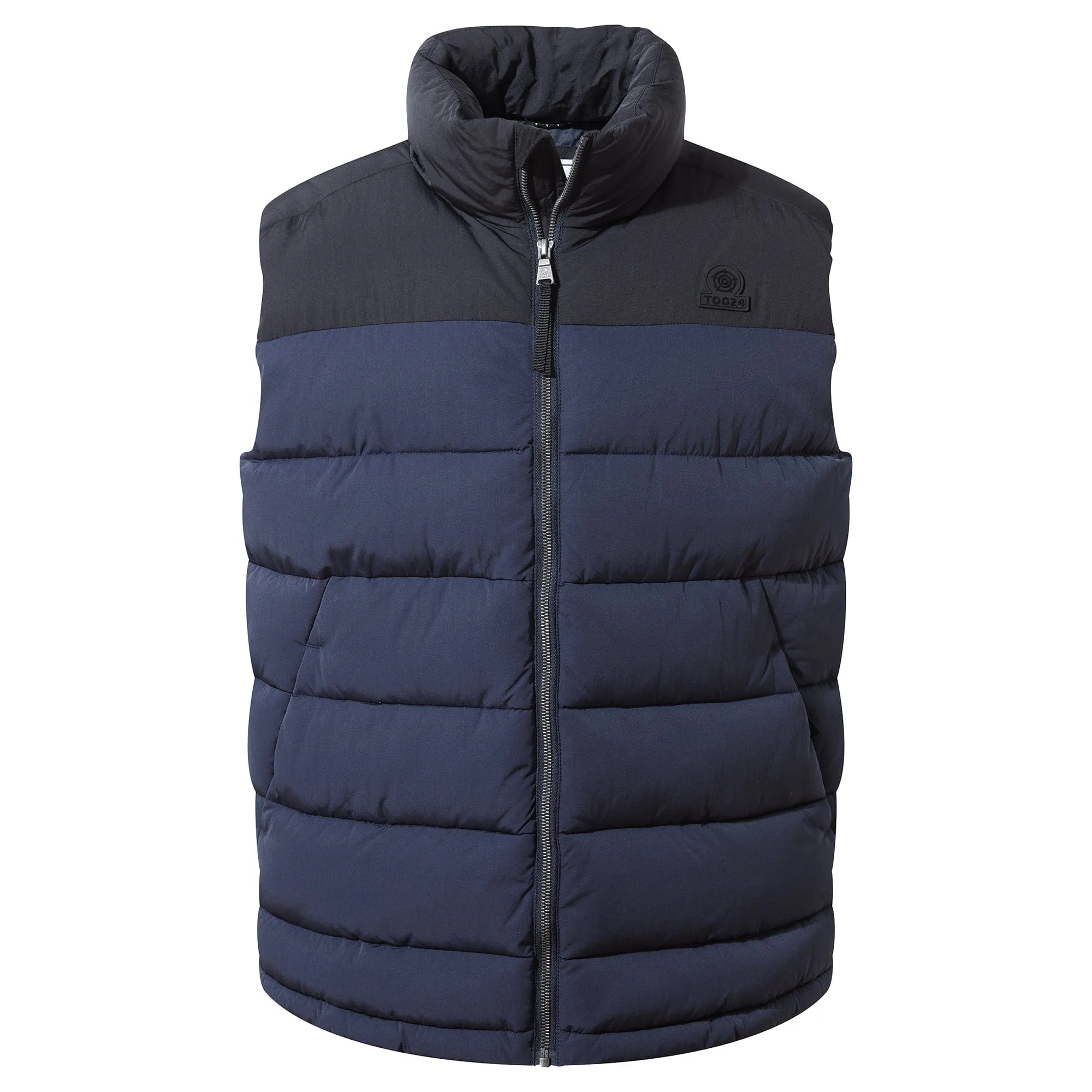 Murton Mens Insulated Padded Gilet - Dark Indigo/Black