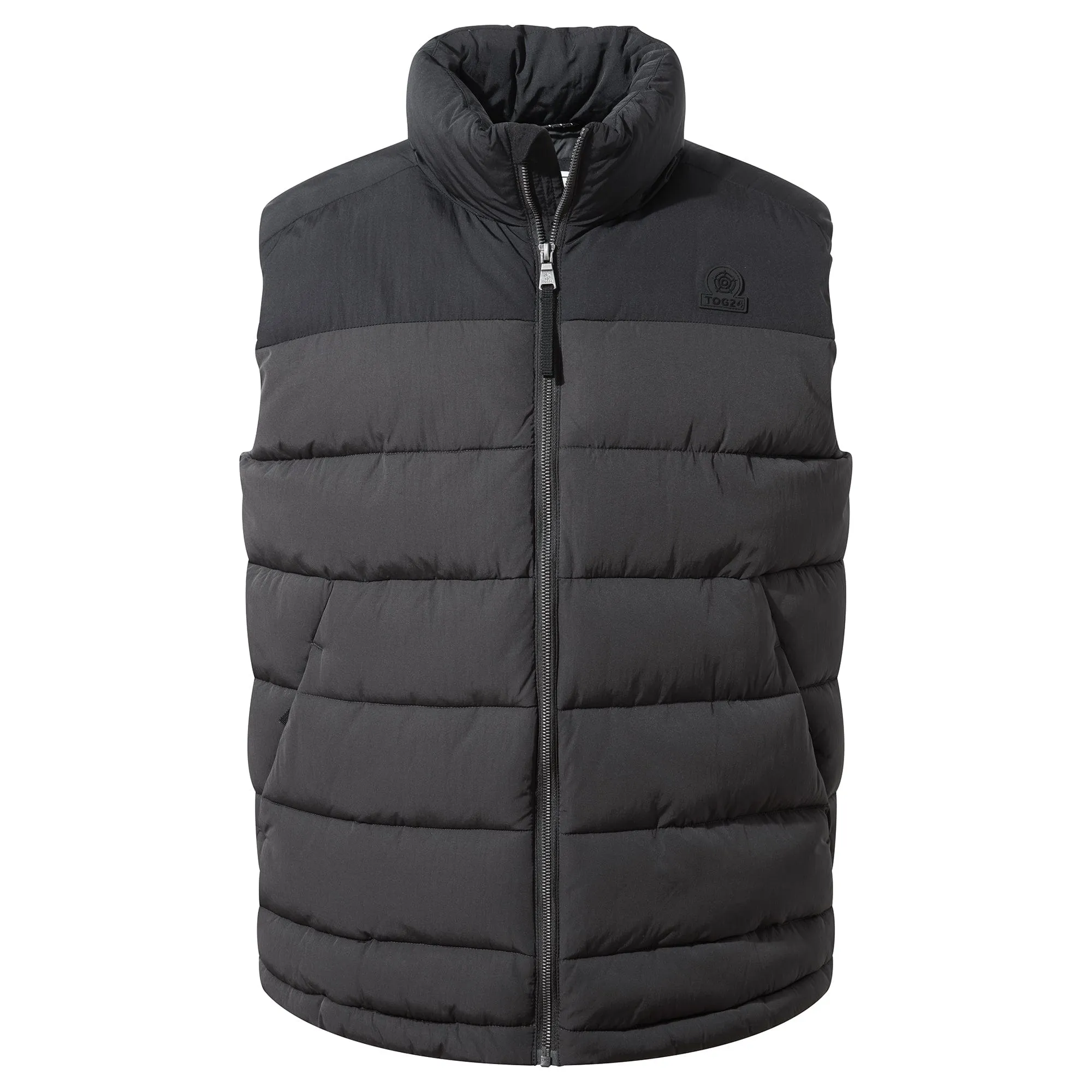 Murton Mens Insulated Padded Gilet - Washed Black/Black