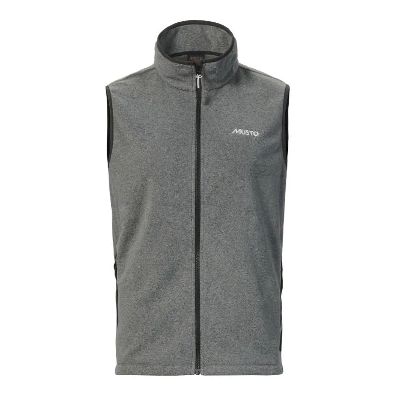 Musto Nautic PT Fleece Gilet - Dark Grey Marl