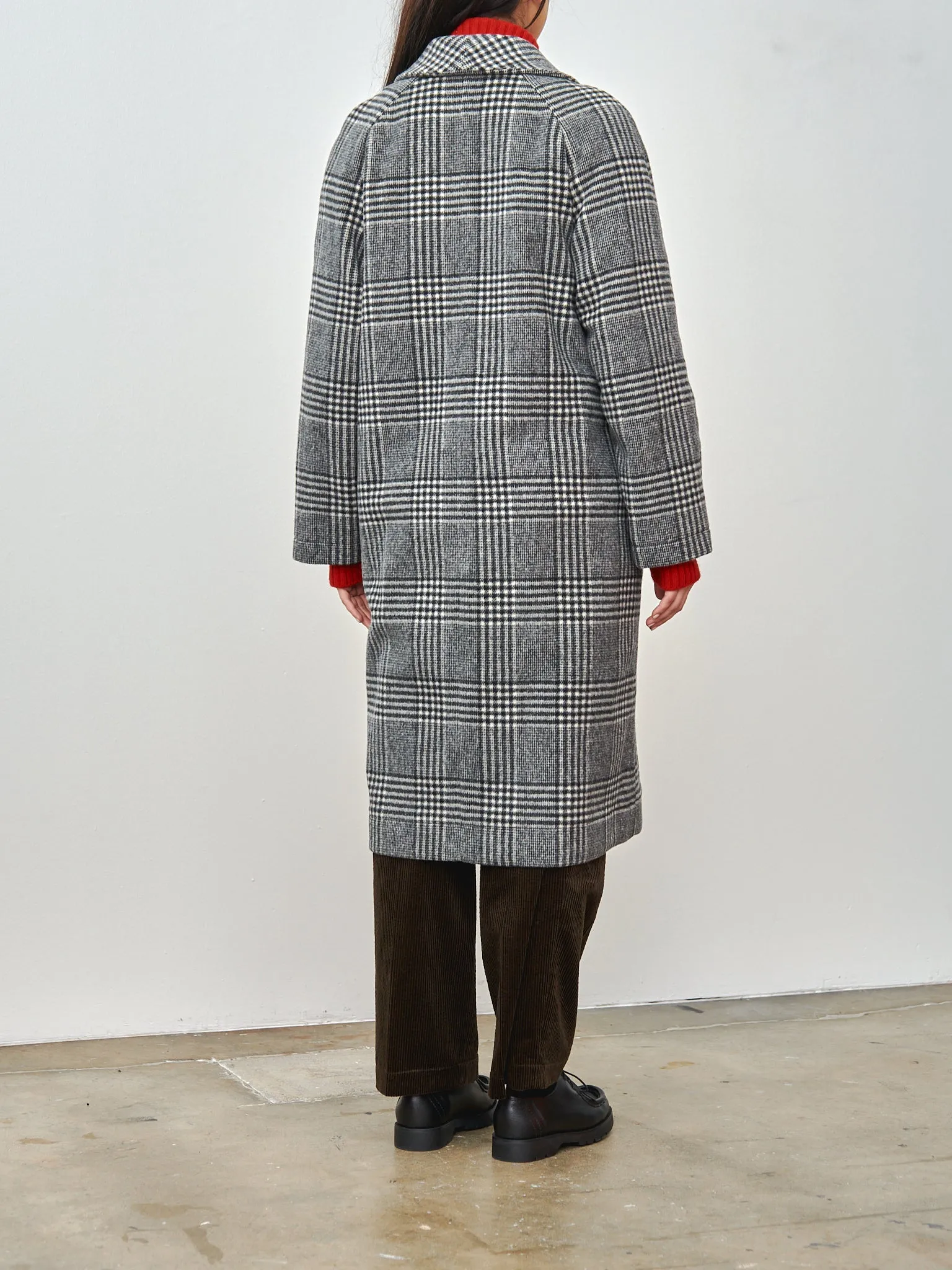 My Robe Coat - Gray Check