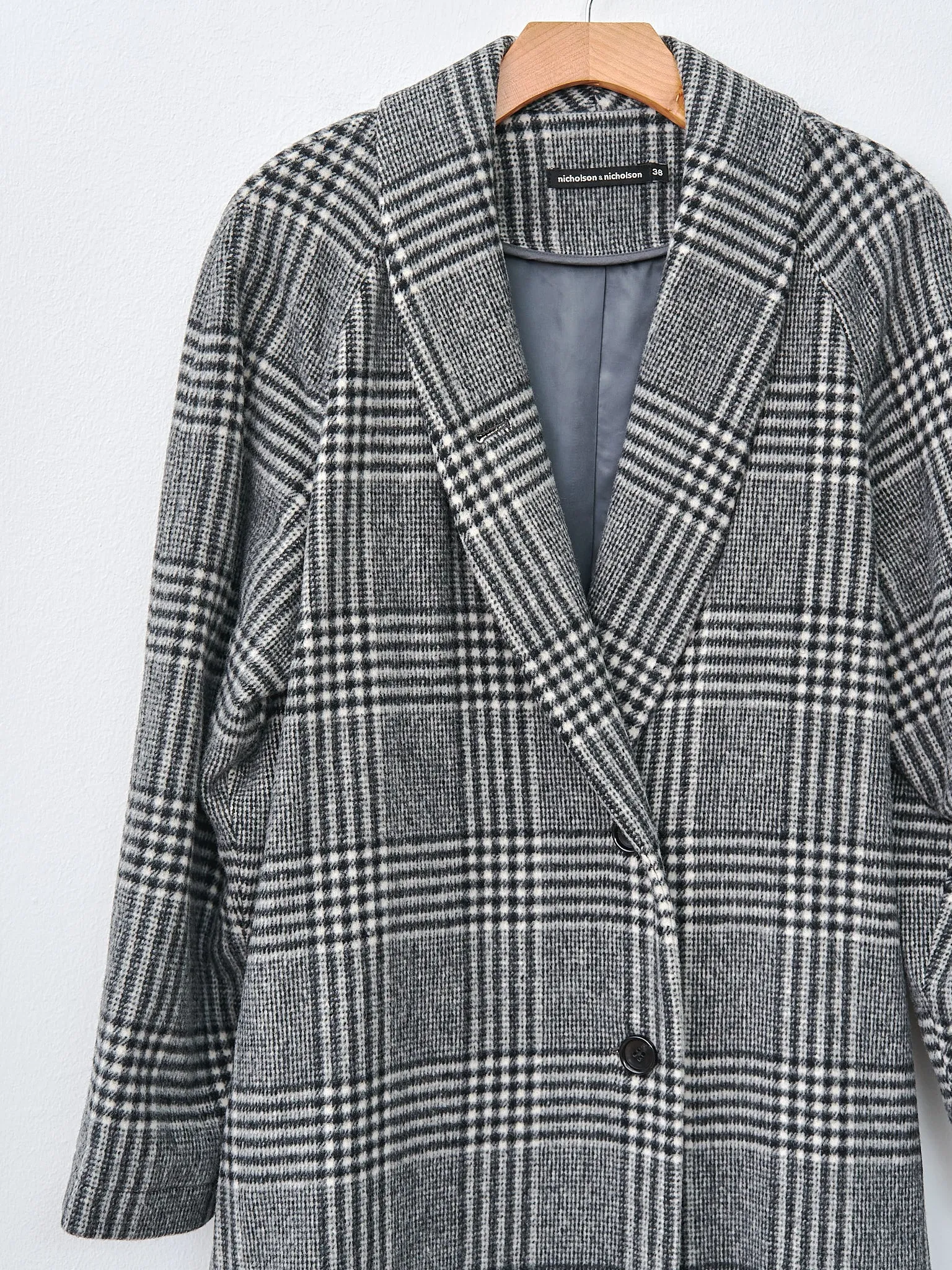 My Robe Coat - Gray Check