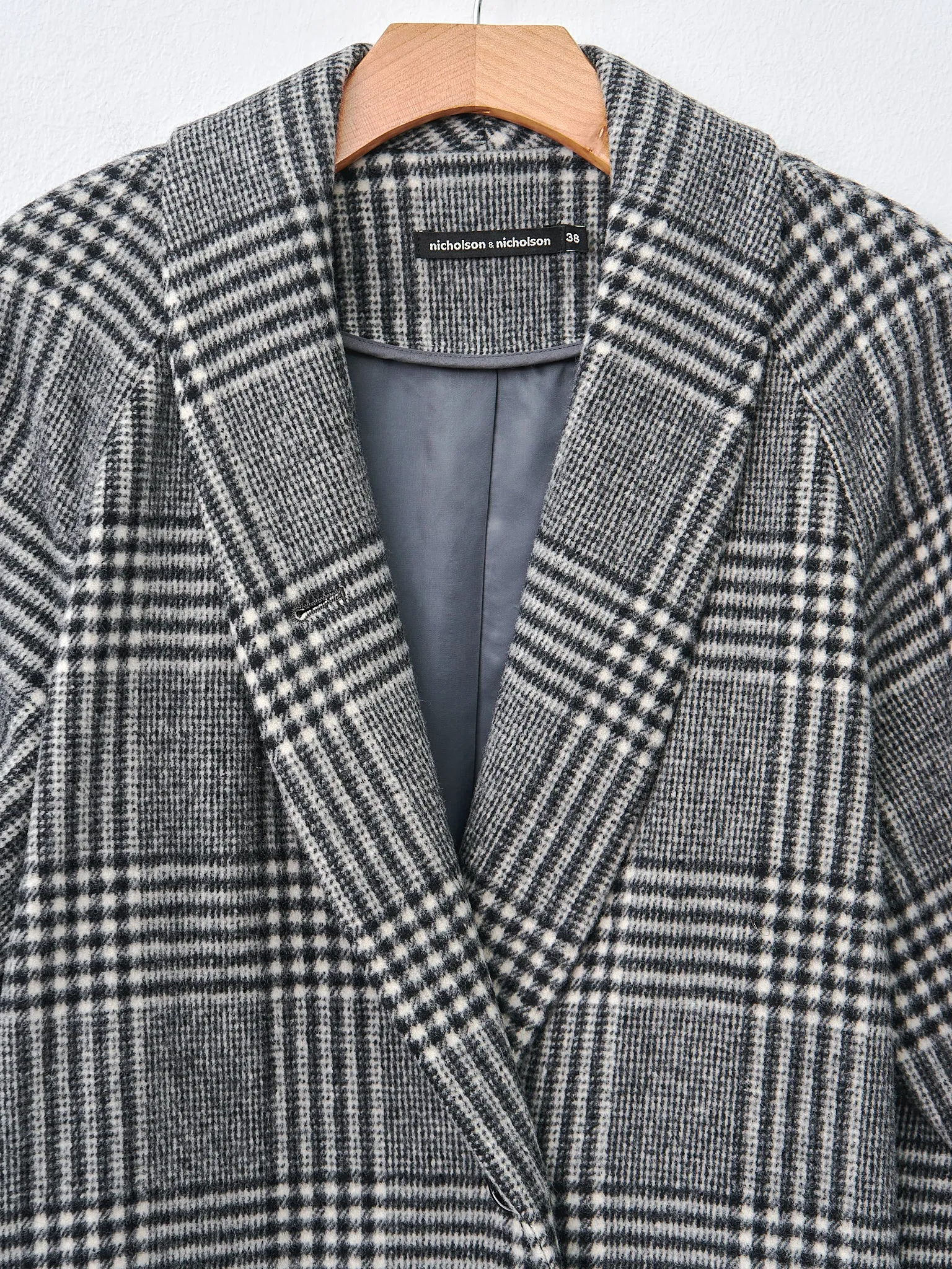 My Robe Coat - Gray Check