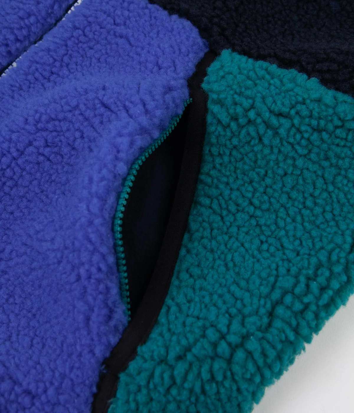 Nike Sherpa Fleece Gilet - Obsidian / Game Royal / Geode Teal