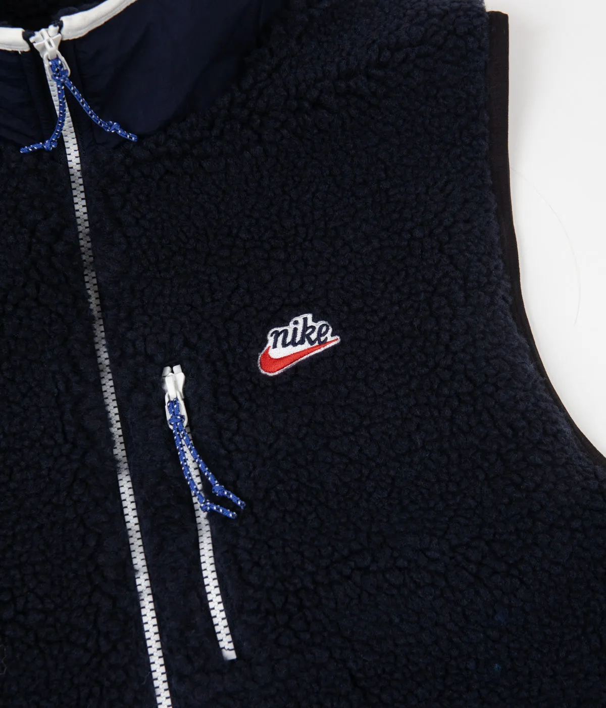 Nike Sherpa Fleece Gilet - Obsidian / Game Royal / Geode Teal