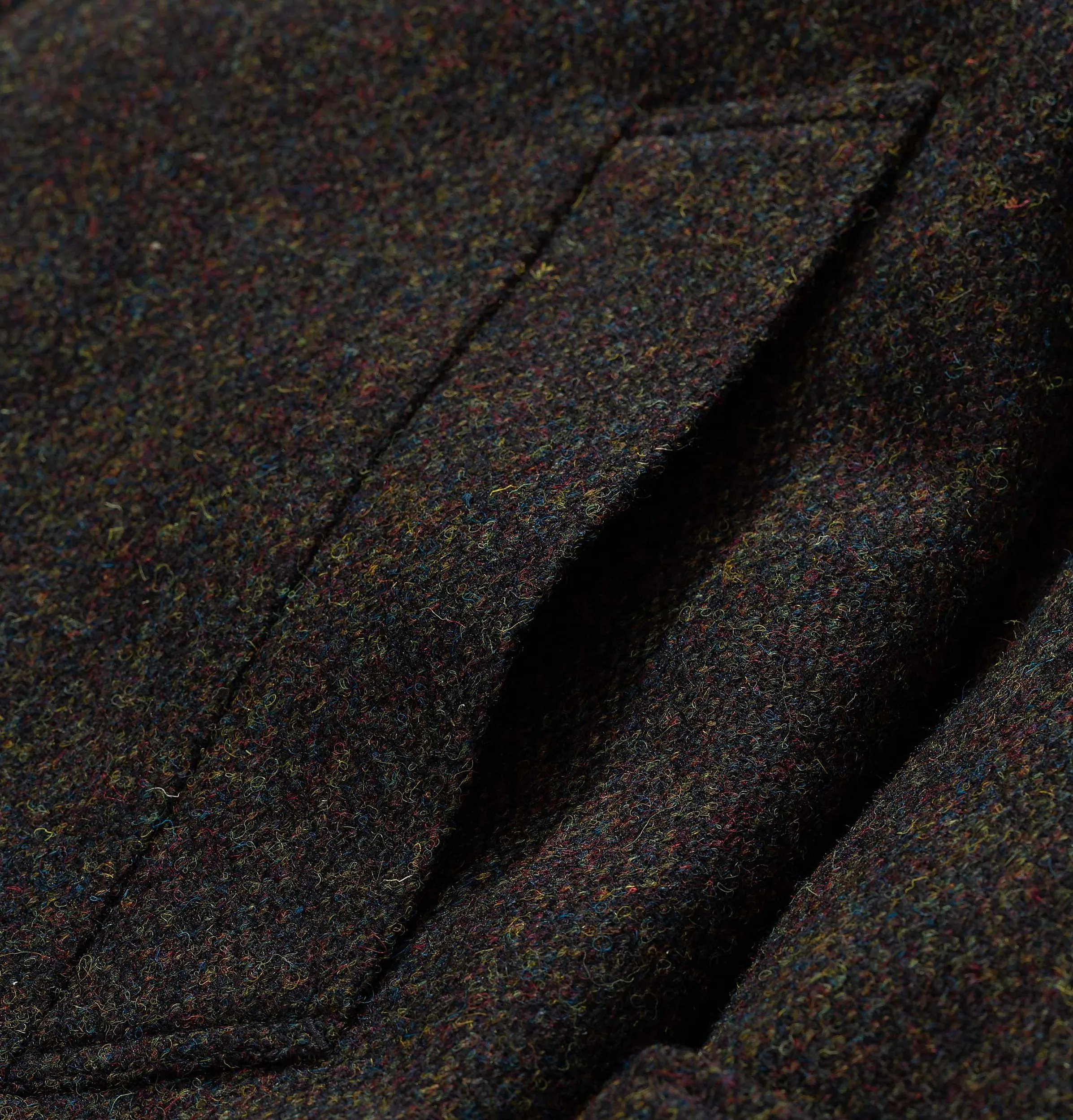 Norse Projects Svalbard Harris Tweed Jacket – Black Multi