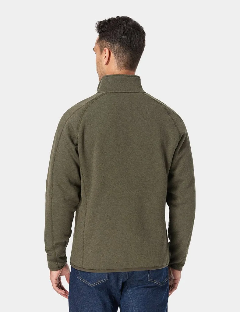 (Open-box) Men's Heated Fleece Jacket with B19G Battery - Army Green