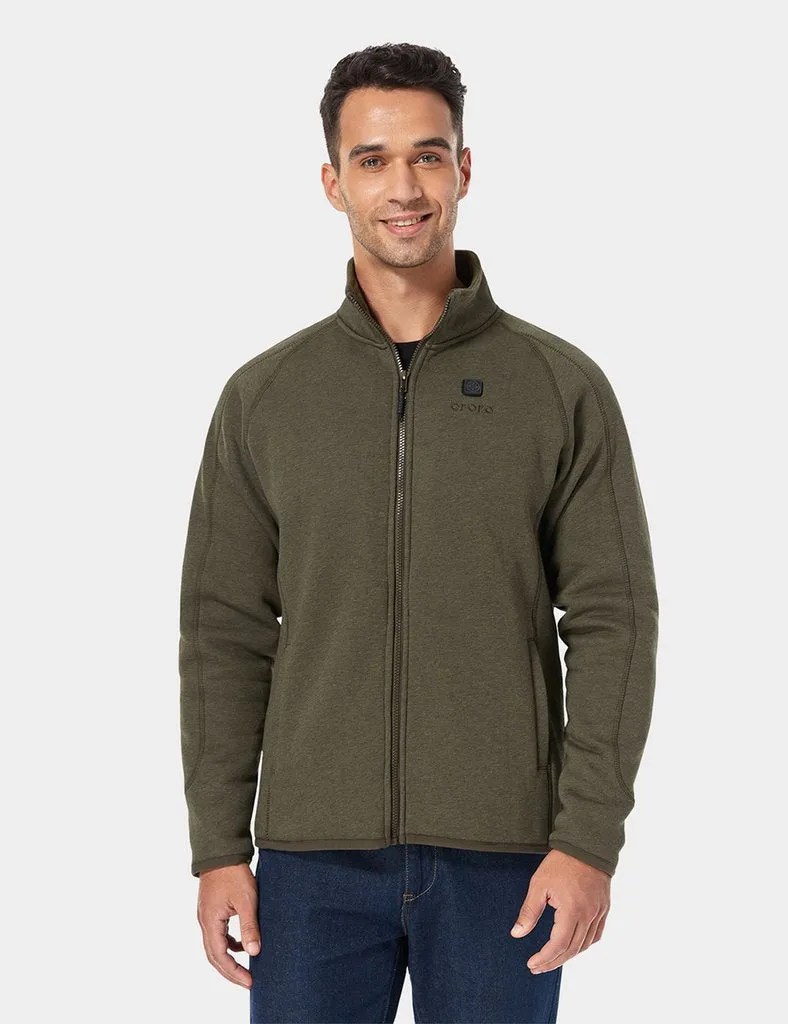 (Open-box) Men's Heated Fleece Jacket with B19G Battery - Army Green