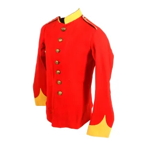 Original British Late Victorian to Pre WWI Era Regimental Scarlet Tunic