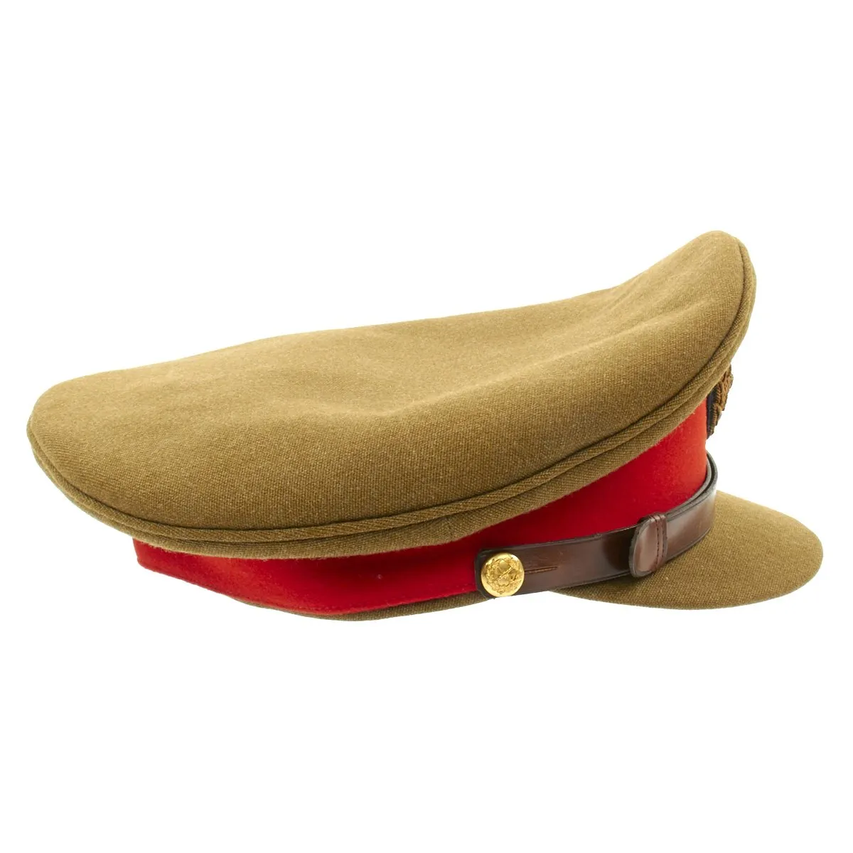 Original British-Made WWII Style Ethiopian General's Dress Visor Cap by Herbert Johnson of London - c.1953-74