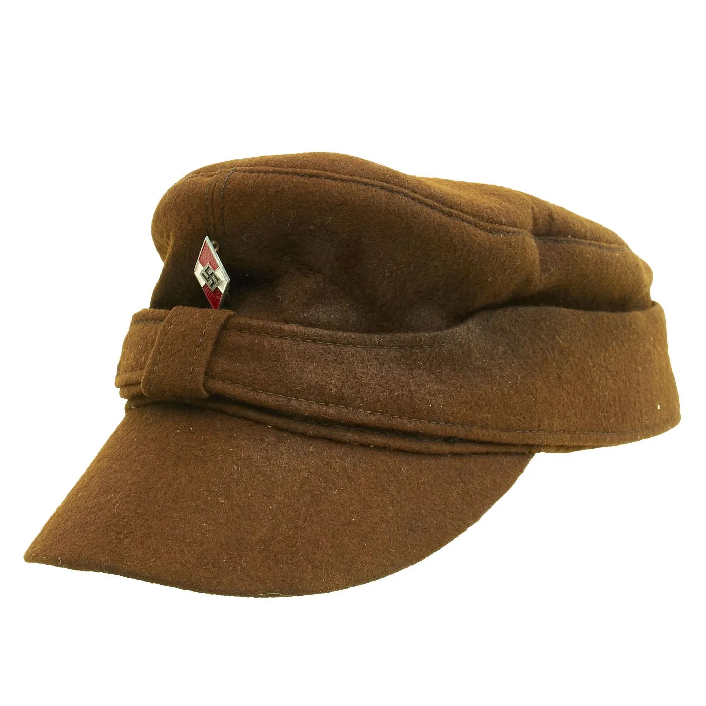 Original German WWII HJ M43 Feldmütze Field Cap in size 56