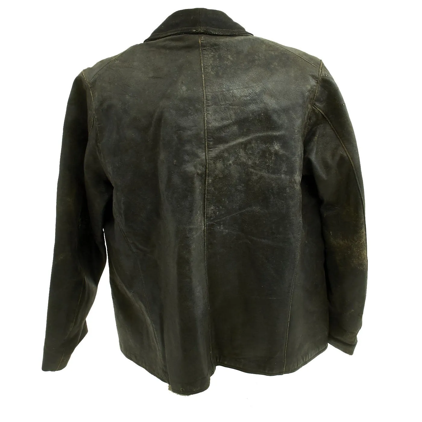 Original Imperial German WWI Aviator's Leather Jacket Pilot Coat