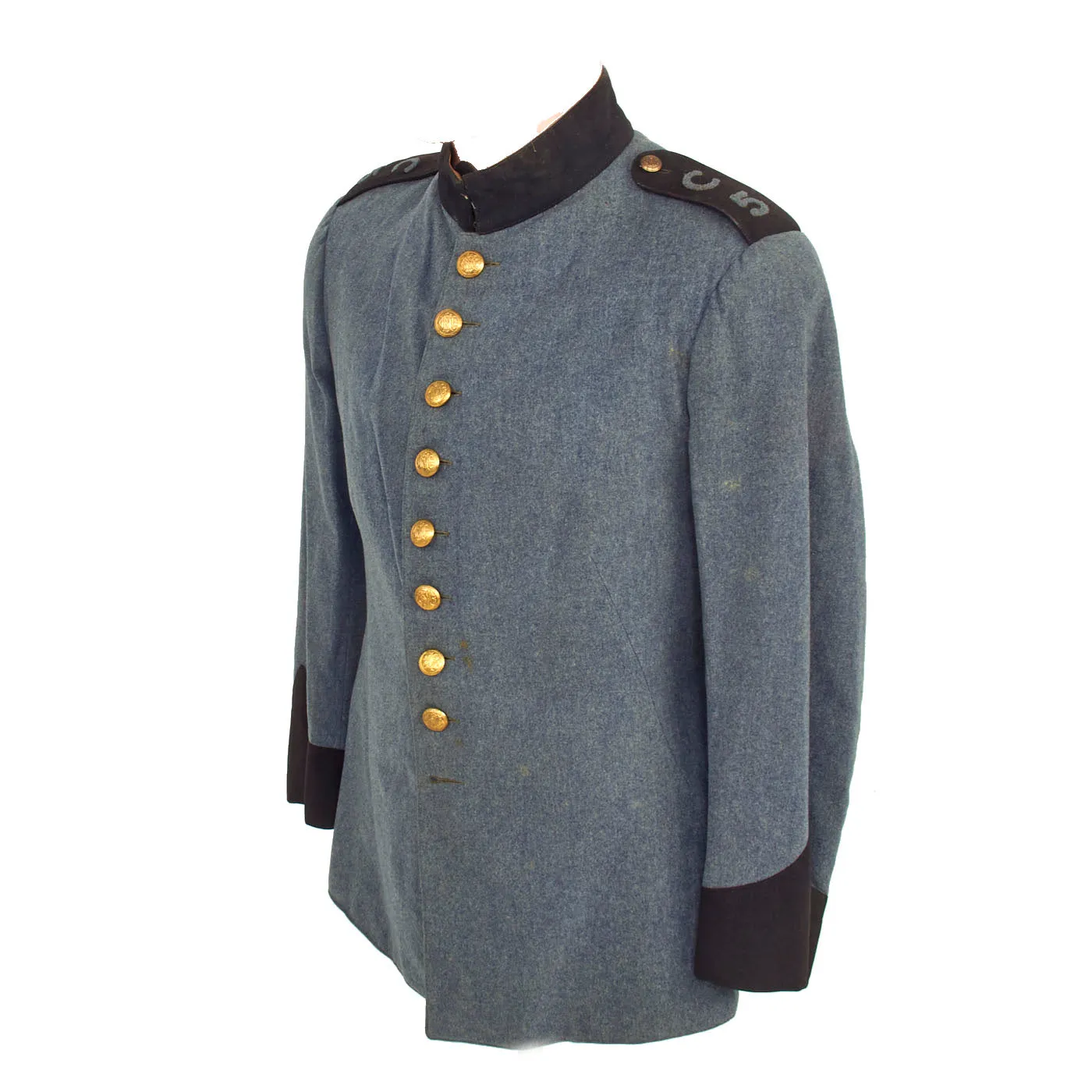 Original U.S. Indian Wars Era 5th Maryland (175th Infantry Regiment) Company C Maryland National Guard Uniform Coat - The Dandy Fifth