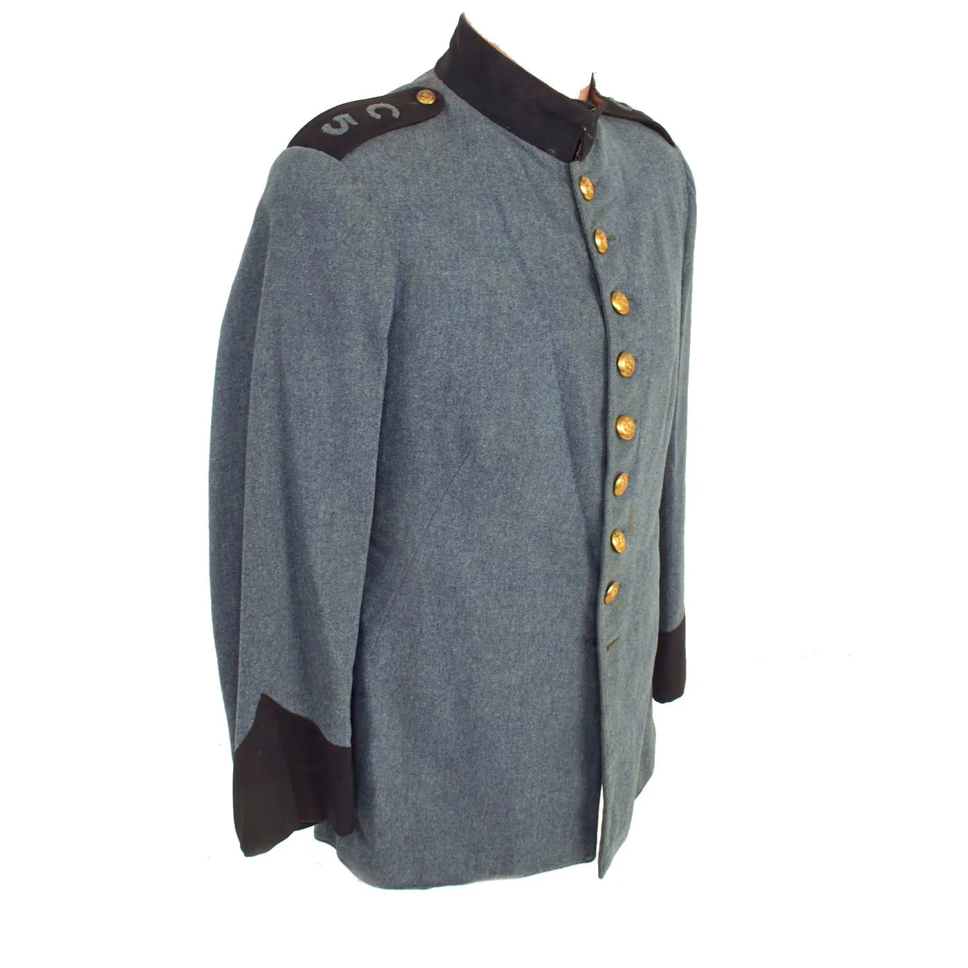 Original U.S. Indian Wars Era 5th Maryland (175th Infantry Regiment) Company C Maryland National Guard Uniform Coat - The Dandy Fifth