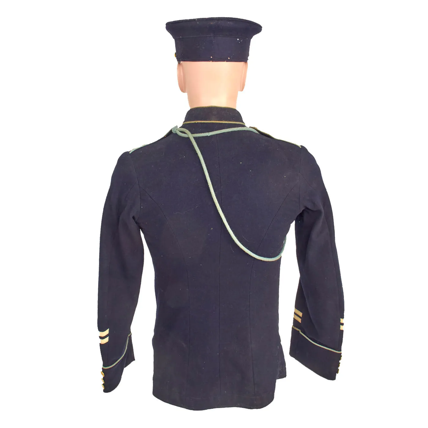 Original U.S. Model 1902 “7th” Infantry Musician Uniform Coat With Cords and M1902 Cap