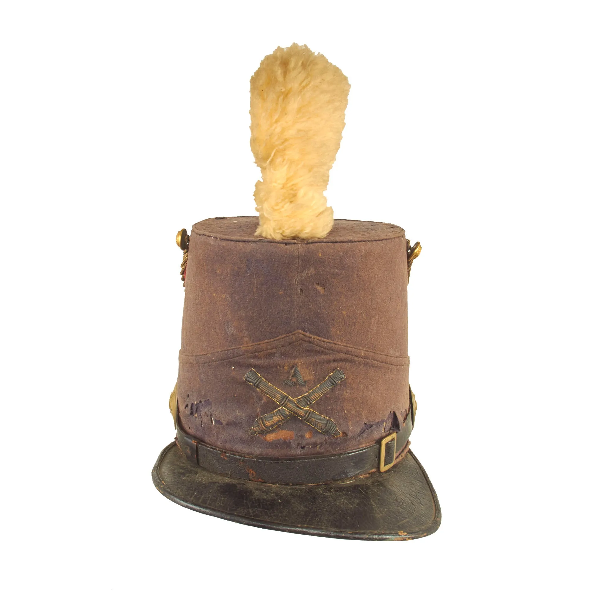 Original U.S. Pre Civil War Era State of Maine Heavy Artillery Model 1851 “Albert Cap” Shako