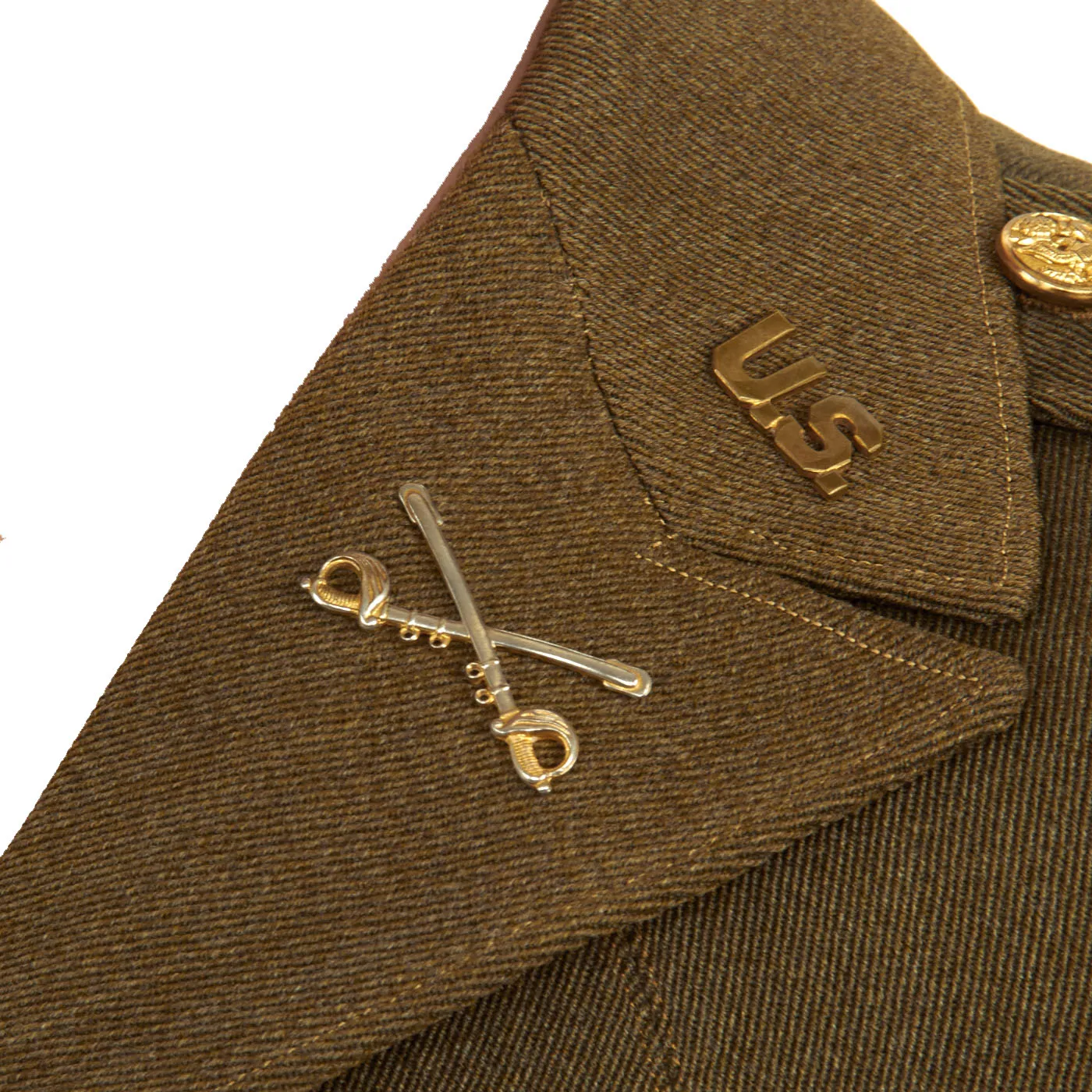 Original U.S. Pre-WWII Named 3rd Cavalry Division Officer’s Uniform Coat - Captain J.M. Shelton