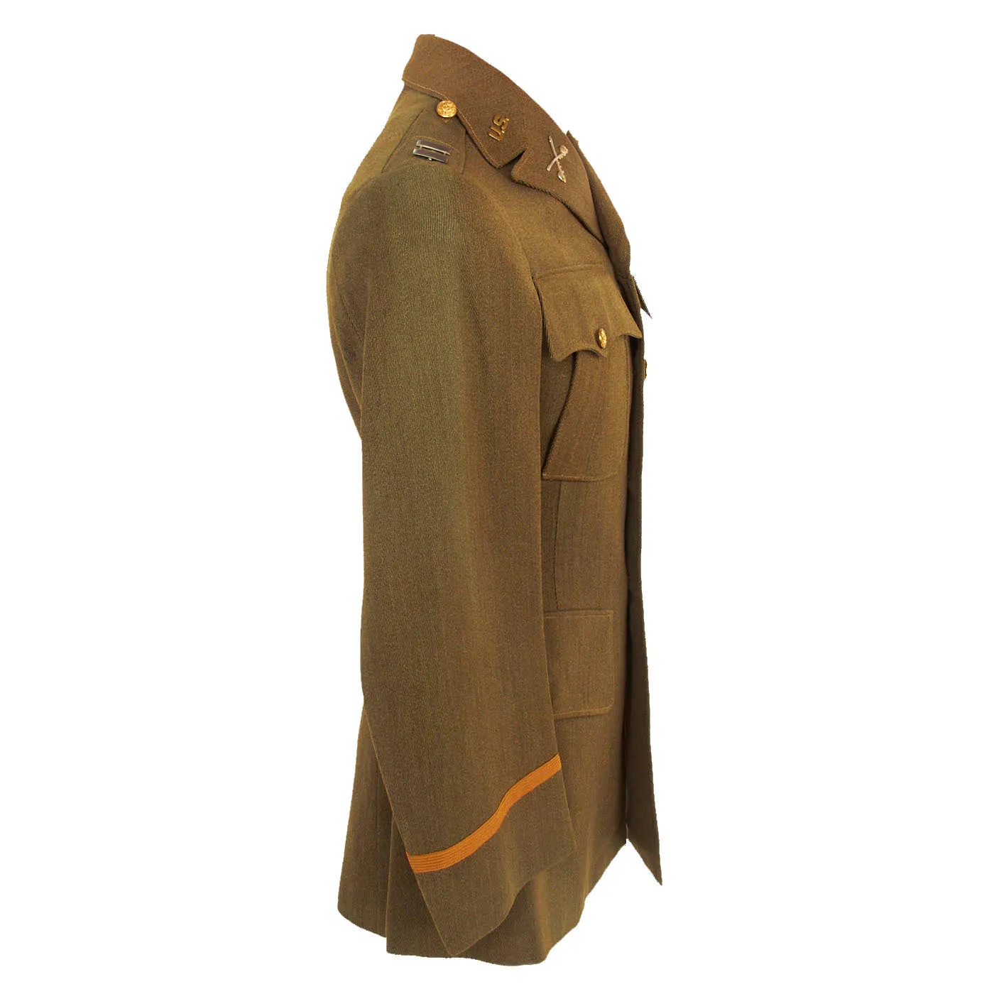 Original U.S. Pre-WWII Named 3rd Cavalry Division Officer’s Uniform Coat - Captain J.M. Shelton