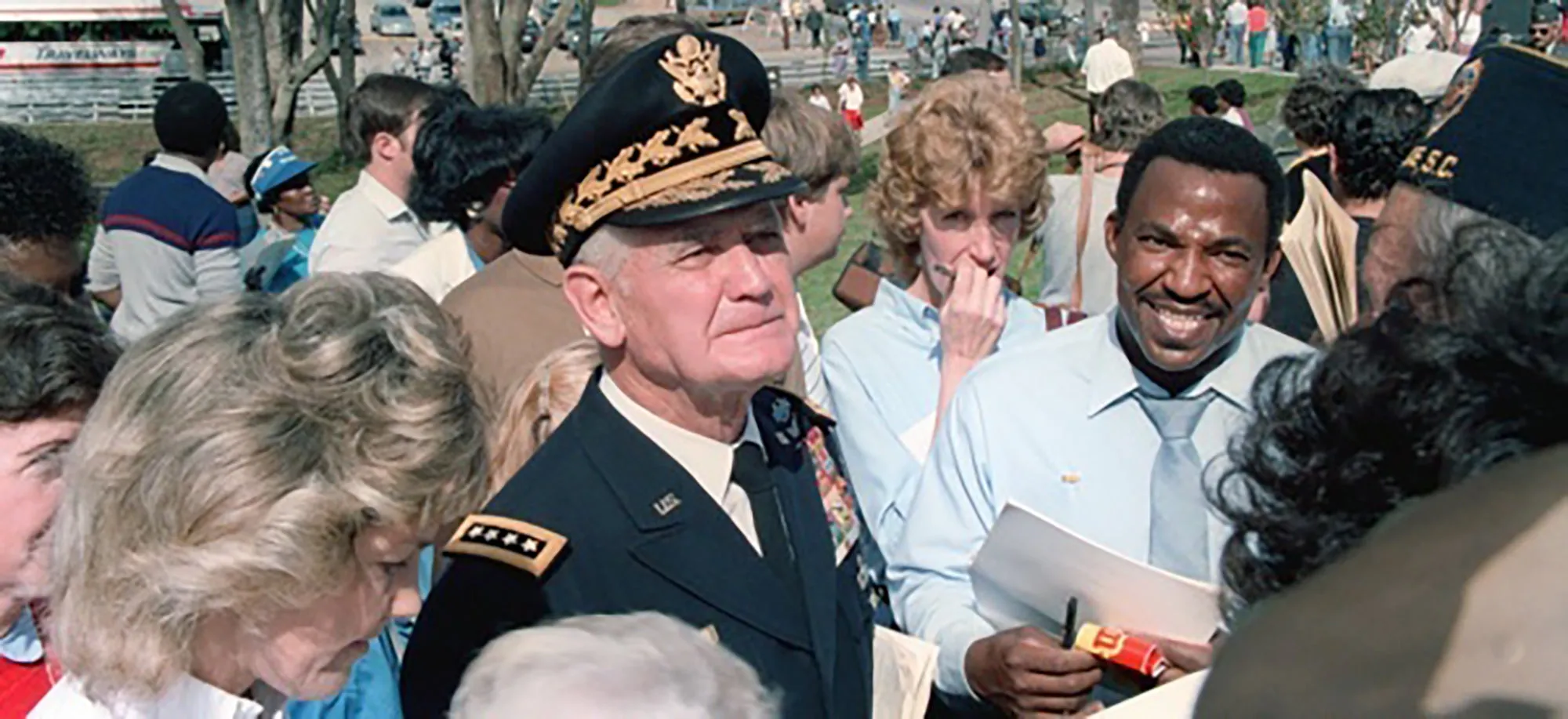 Original U.S. Vietnam Era War General Westmoreland Named Dress Blue Uniform Peaked Visor Cap - Chief of Staff of the United States Army (1968-1972)