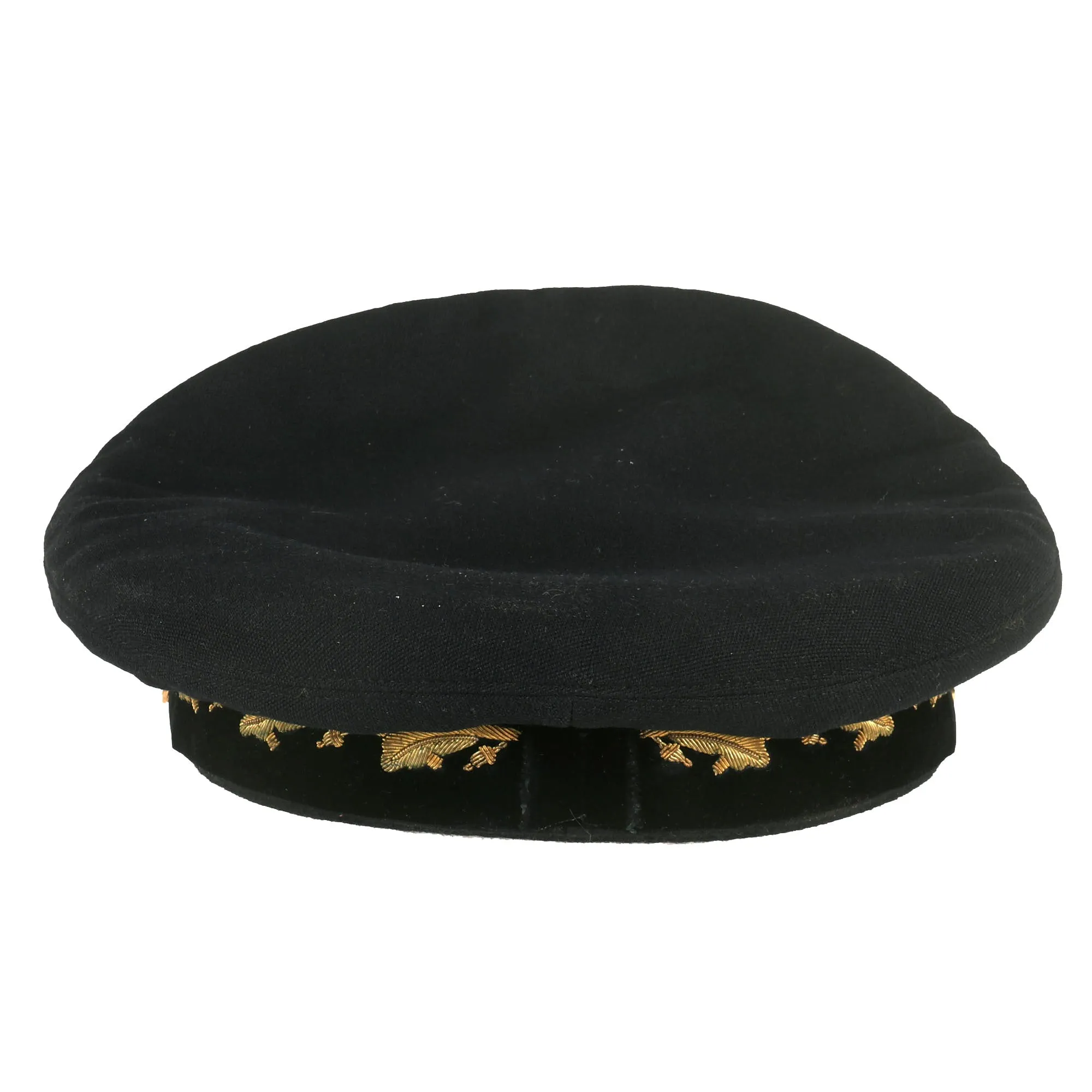 Original U.S. Vietnam War Era Named General Officer’s Dress Blue Uniform Peaked Visor Cap by Devonshire - Brigadier General Donald McGovern, Former Commander 5th Infantry