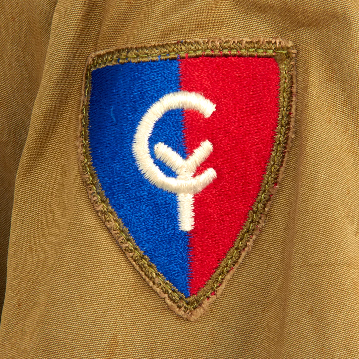 Original U.S. WWII 38th Infantry Division Patched M1941 Field Jacket - The Cyclone Division