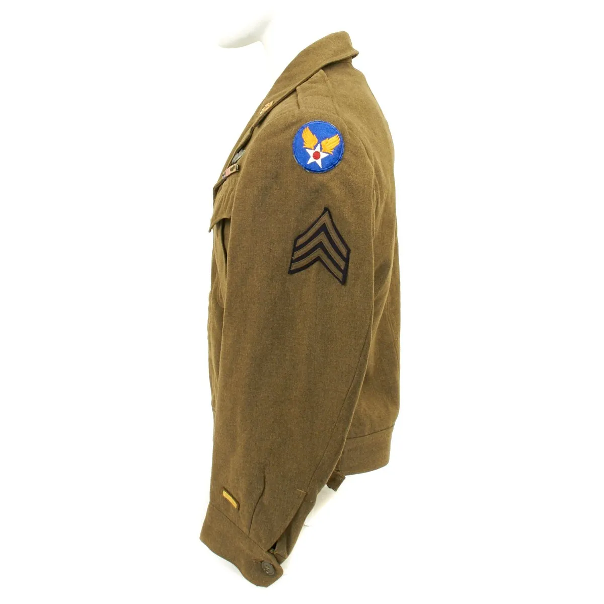 Original U.S. WWII B-24 Liberator 484th Bombardment Group Named Grouping with Painted A2 Jacket and Italian Made Patches